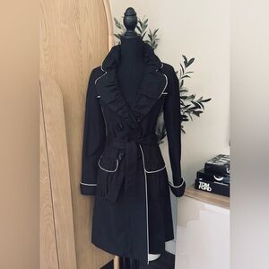 Authentic Anne Fontaine Trench Coat - 36/XS